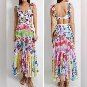 NWOT Patbo Bloom cutout dress Sz Small